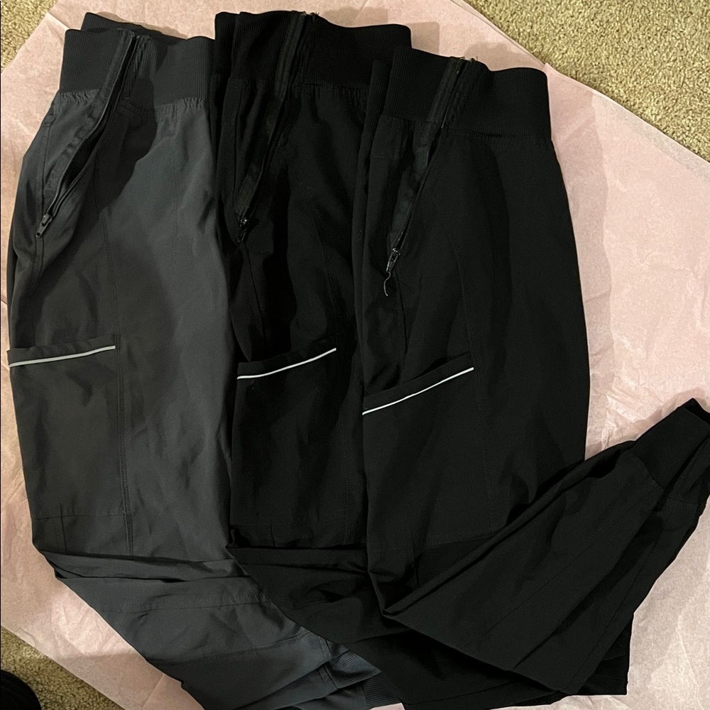 Scrubs Charcoal and Black Joggers